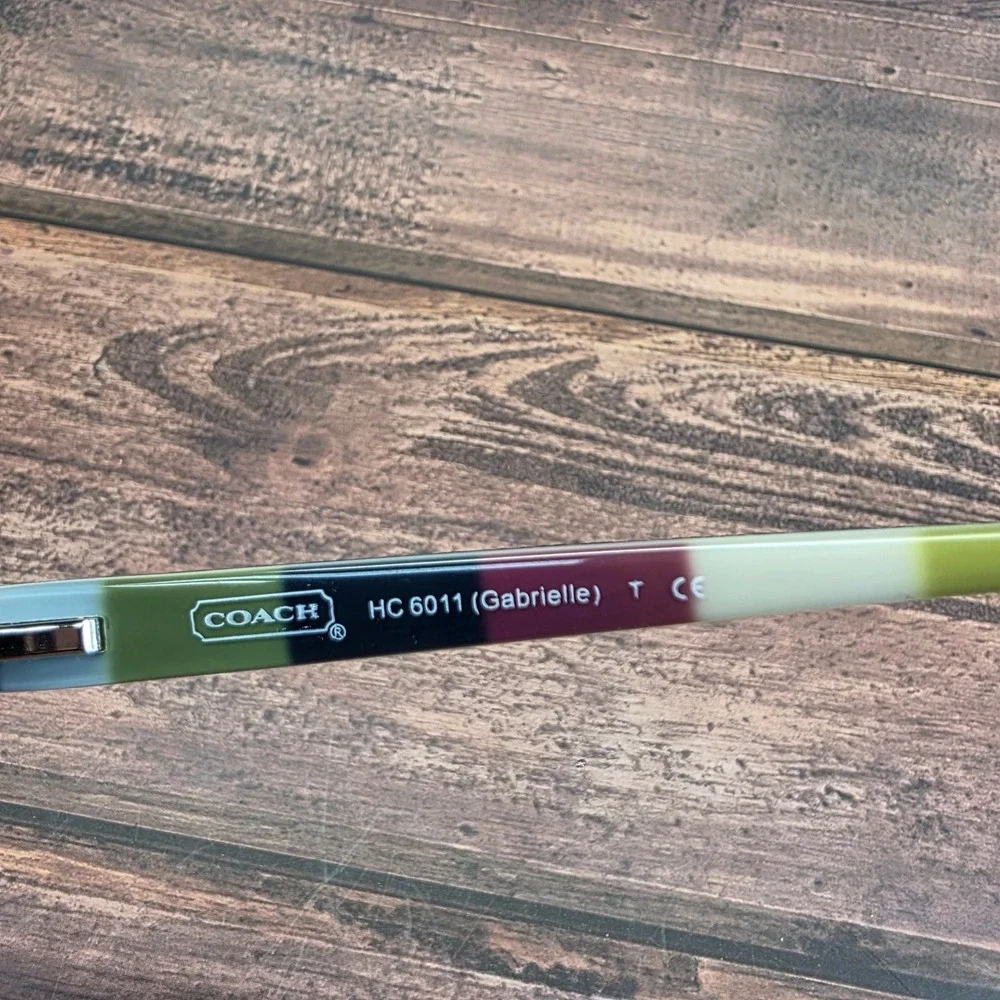 Coach HC 6011 Gabrielle Plum Purple Rectangular Eyeglass Frames 51-15-135